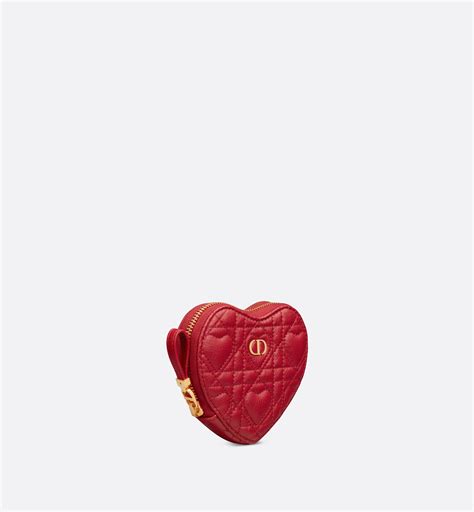 dior heart pouch with chain|dior caro heart pouch.